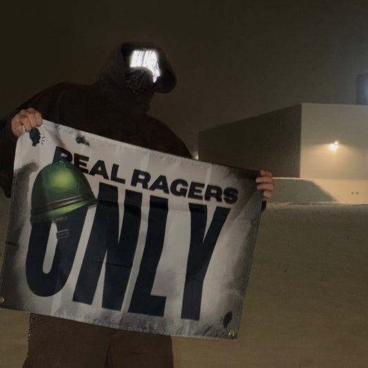 REAL RAGERS ONLY FLAG - Real Ragers Only