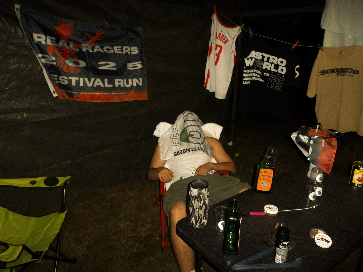 Festival Run 2025 Flagge - Real Ragers Only