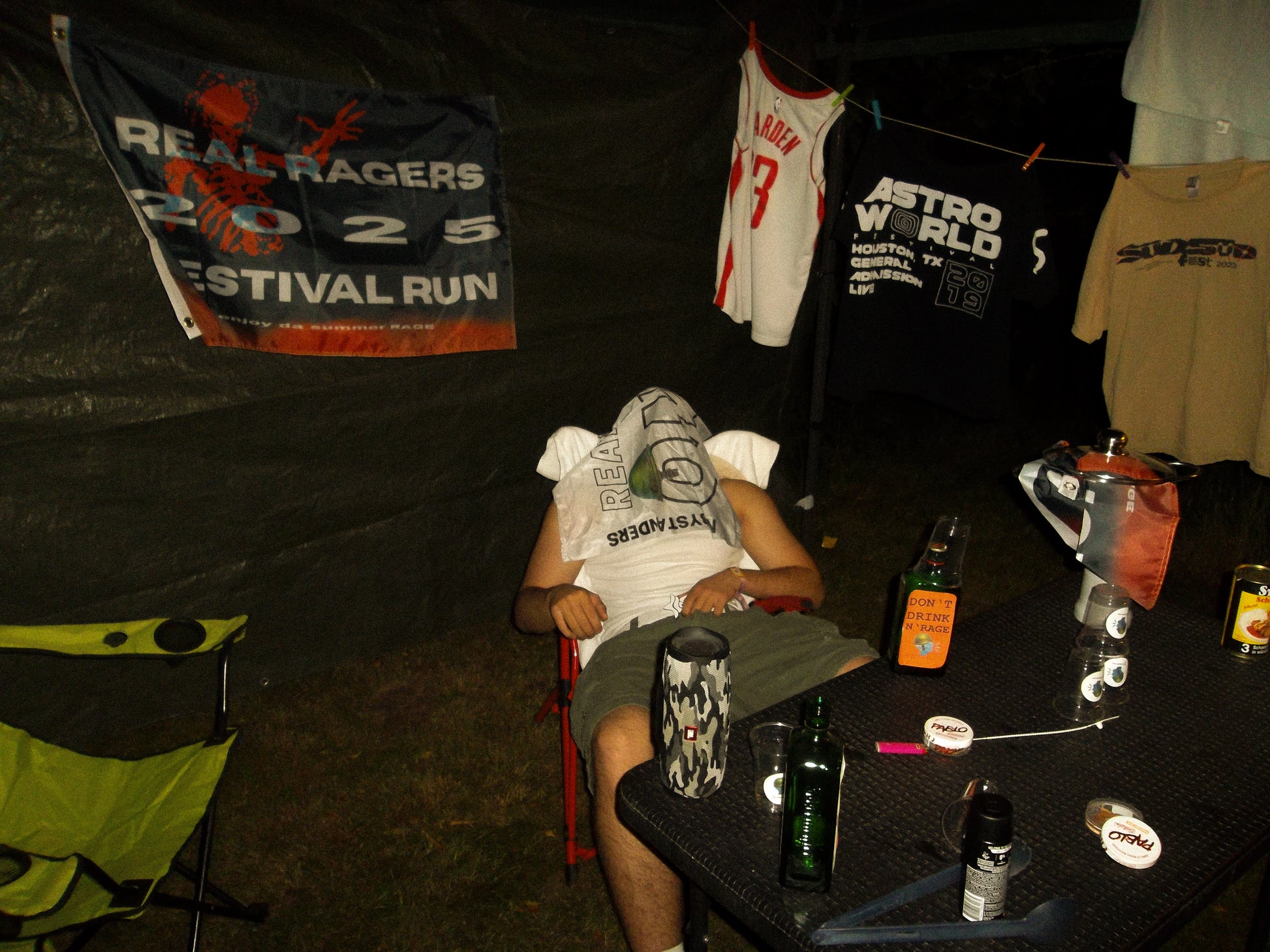 Festival Run 2025 Flagge - Real Ragers Only